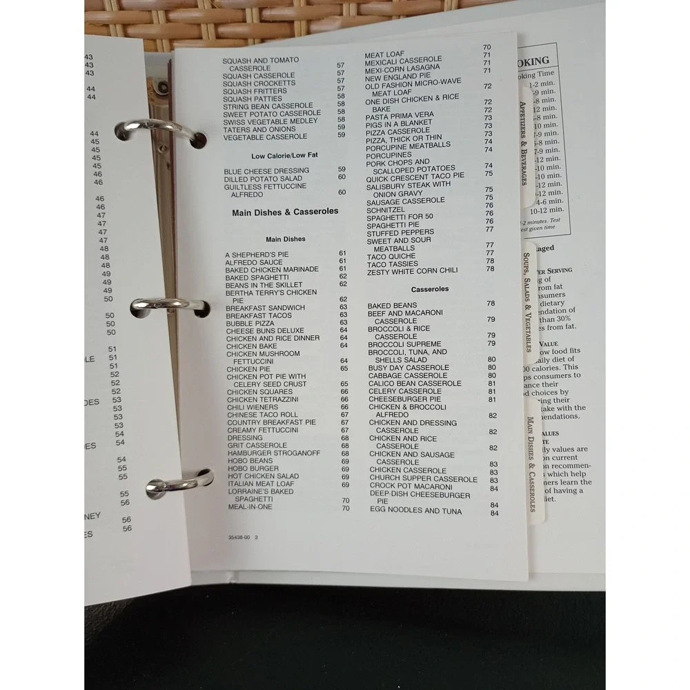 Walnut Grove Cookbook Hurdle Mills, NC 2000 Binder United‎ Methodist Church